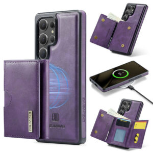 DG.MING Samsung Galaxy S25 Ultra 2-in-1 Magnetic Wallet Case – Detachable Design with 6 Card Slots, RFID Blocking & Wireless Charging