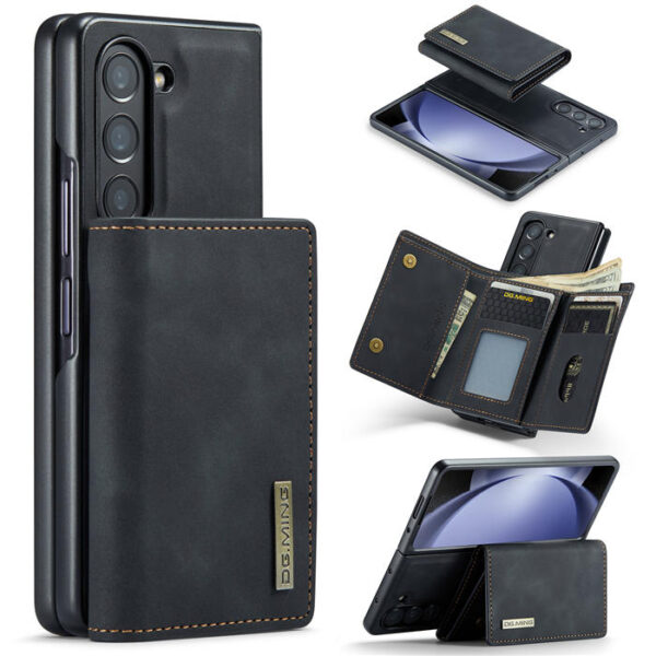 DG.MING Samsung Galaxy Z Fold5 2-in-1 Magnetic Wallet Case