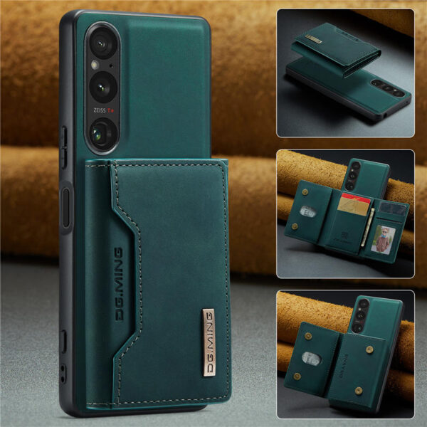 DG.MING Sony Xperia 1 V Magnetic Detachable Mini Wallet Case