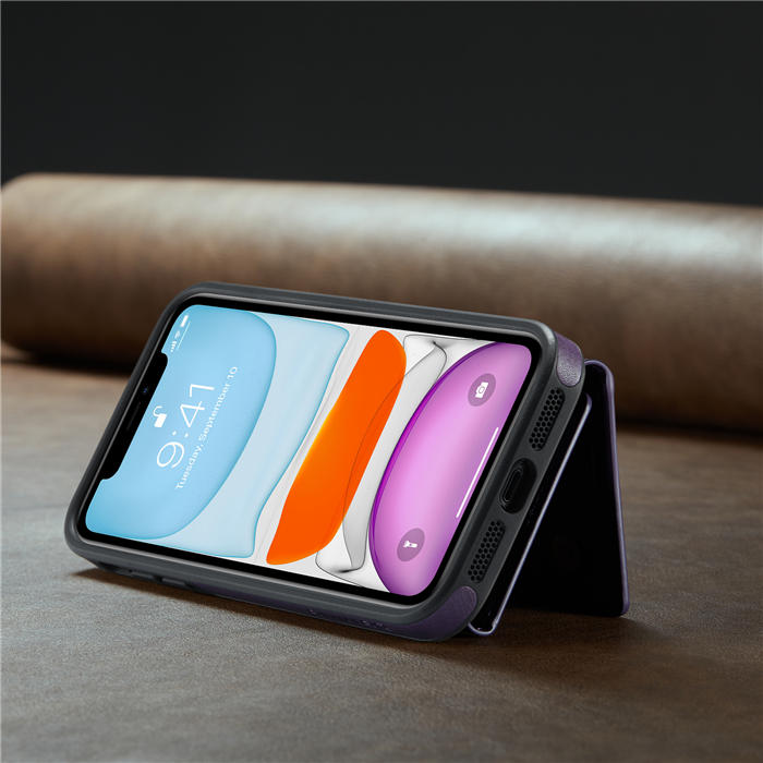 DG.MING iPhone 11 Wallet RFID Blocking Case