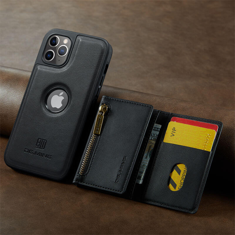 DG.MING iPhone 11 Pro Max Wallet RFID Blocking Case