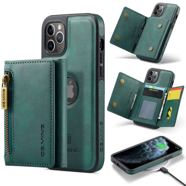 DG.MING iPhone 11 Pro Max Wallet RFID Blocking Case