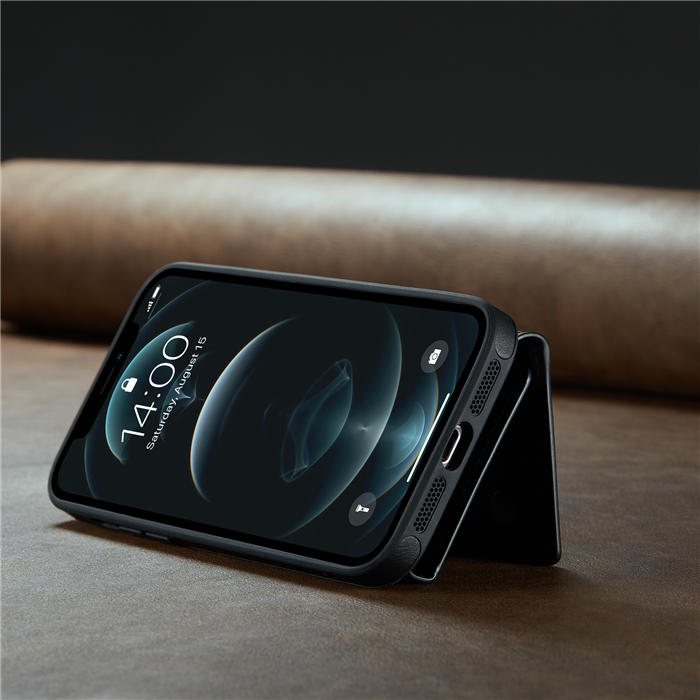 DG.MING iPhone 12 Pro Max Wallet RFID Blocking Case