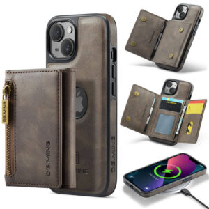 DG.MING iPhone 13 Wallet RFID Blocking Case