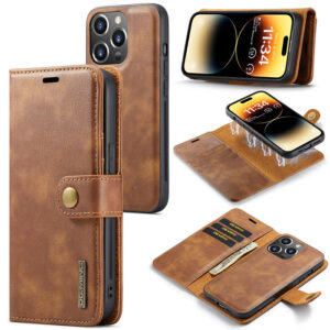 DG.MING iPhone 14 Pro Max Wallet Magnetic Case