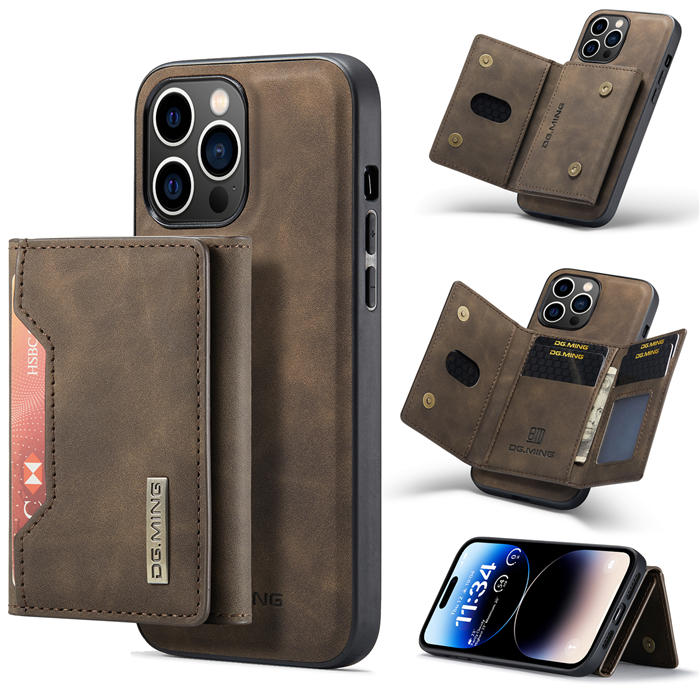 DG.MING iPhone 14 Pro Max M2 Series Wallet Case