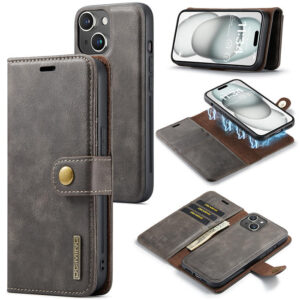 DG.MING iPhone 15 Plus Wallet Magnetic Case
