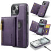 DG.MING iPhone 15 Wallet RFID Blocking Case