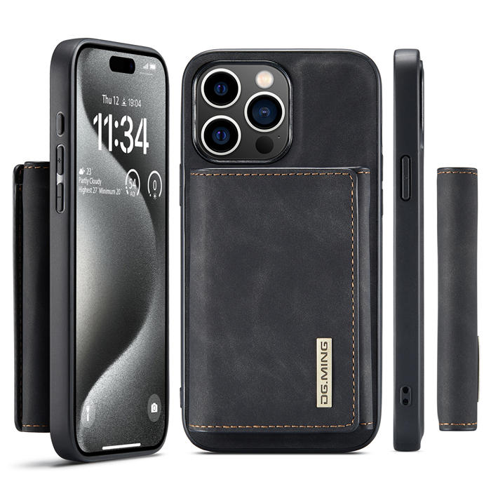 DG.MING iPhone 15 Pro Max Magnetic 2-in-1 Mini Wallet Case - DG.MING Case