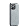 DG.MING iPhone 15 Pro Glitter PU Leather PC+TPU Case