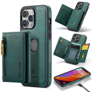 DG.MING iPhone 14 Pro Max Wallet RFID Blocking Case