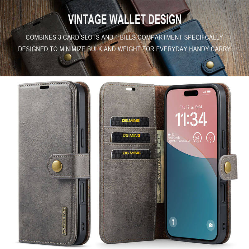 DG.MING iPhone 16 Wallet Case