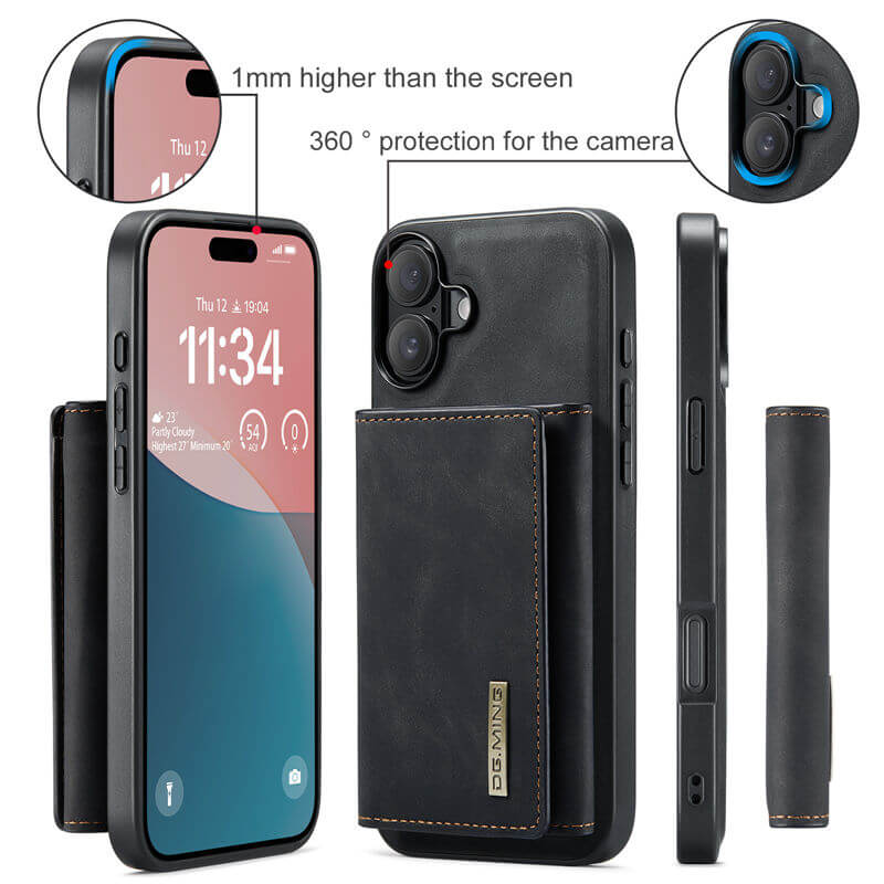 DG.MING iPhone 16 Plus Wallet Case