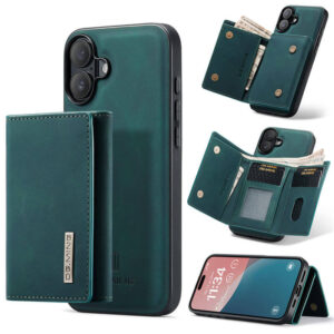 DG.MING iPhone 16 Plus Magnetic 2-in-1 Mini Wallet Case