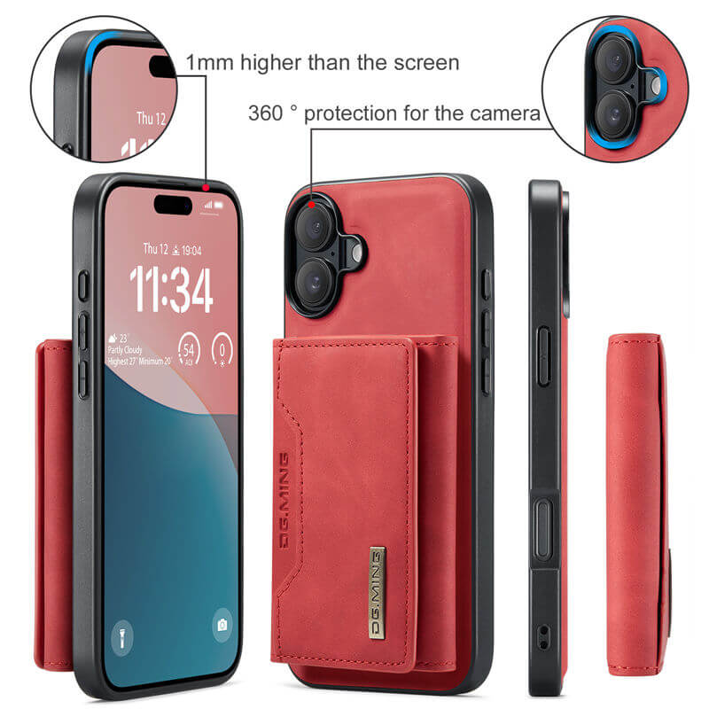 DG.MING iPhone 16 Plus Wallet Case