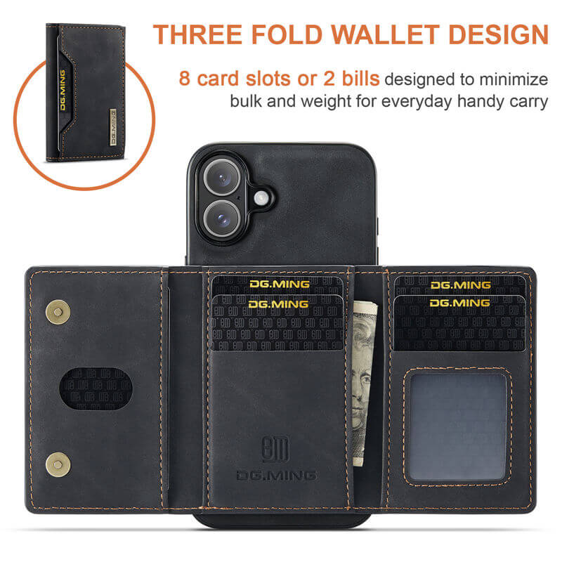 DG.MING iPhone 16 Plus Wallet Case