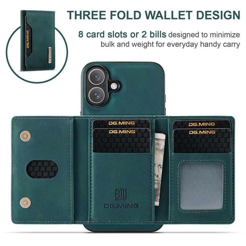 DG.MING iPhone 16 Wallet Case
