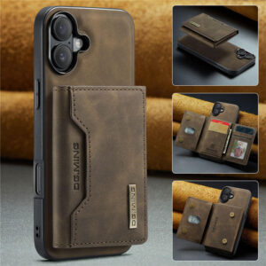 DG.MING iPhone 16 Magnetic Detachable Mini Wallet Case