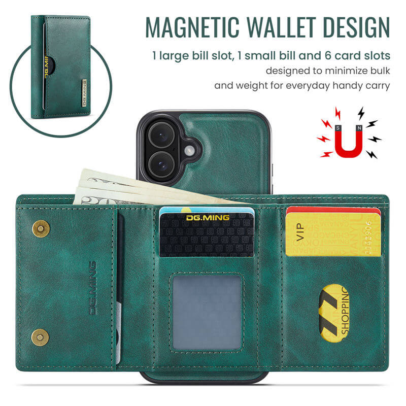 DG.MING iPhone 16 Wallet Case