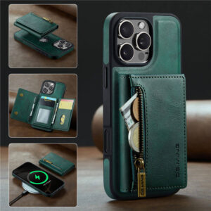 DG.MING iPhone 16 Pro Max Wallet RFID Blocking Case