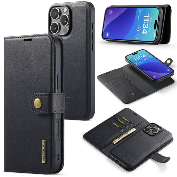DG.MING iPhone 16 Pro Max Wallet Magnetic Case