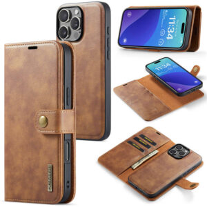 DG.MING iPhone 16 Pro Wallet Magnetic Case