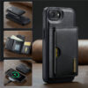DG.MING iPhone 16E 2-in-1 RFID Wallet Case with Magnetic & Wireless