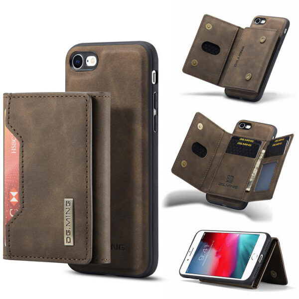 DG.MING iPhone SE 3 2022 M2 Series Wallet Case