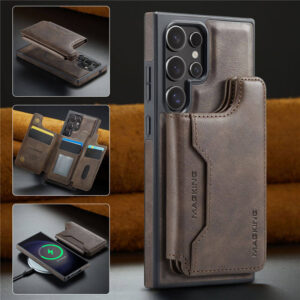 MAGKING Samsung Galaxy S23 Ultra MagSafe Magnetic Wallet Case – RFID & Wireless Charging