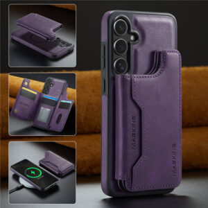 MAGKING Samsung Galaxy S24 Plus MagSafe Magnetic Wallet Case – RFID & Wireless Charging