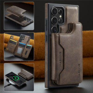 MAGKING Samsung Galaxy S24 Ultra MagSafe Magnetic Wallet Case – RFID & Wireless Charging