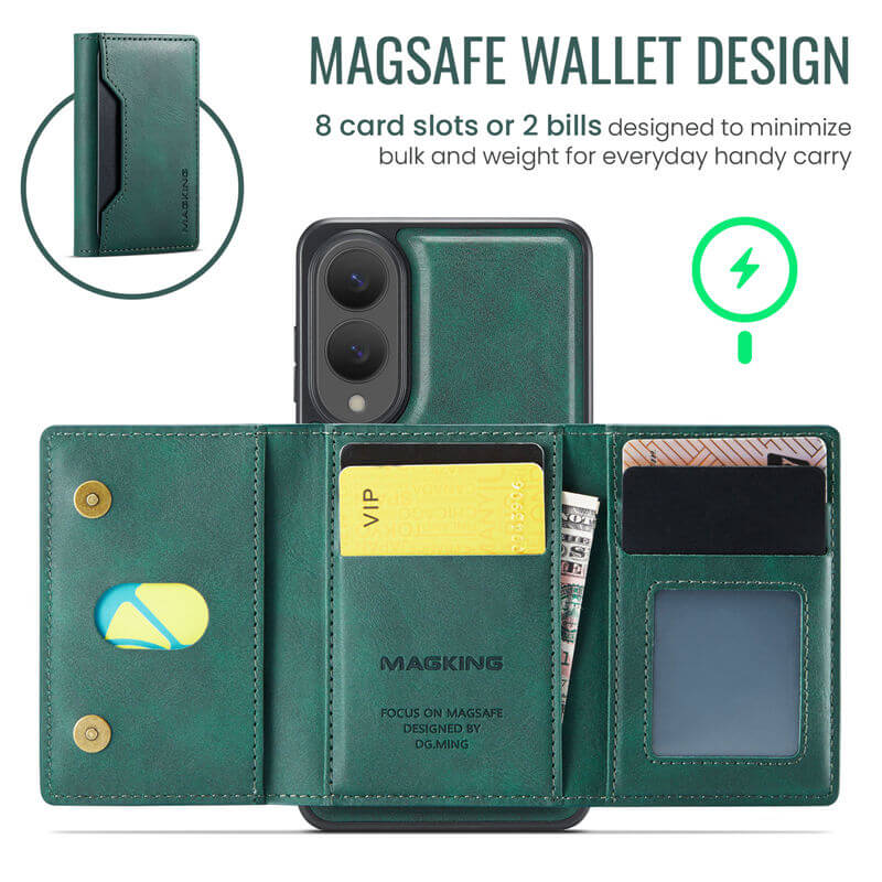 MAGKING Samsung Galaxy S25 Edge Wallet Case