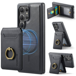 MAGKING Samsung Galaxy S25 Ultra 2-in-1 Magnetic Wallet Case – Detachable Design with 5 Card Slots, RFID Blocking & Wireless Charging