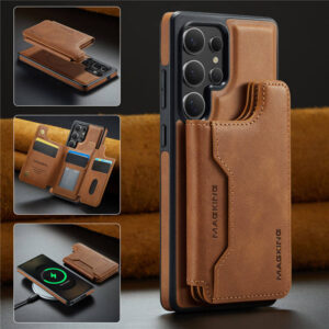 MAGKING Samsung Galaxy S25 Ultra MagSafe Magnetic Wallet Case – RFID & Wireless Charging