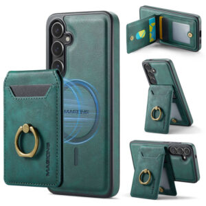 MAGKING Samsung Galaxy S25 Plus 2-in-1 Magnetic Wallet Case – Detachable Design with 5 Card Slots, RFID Blocking & Wireless Charging
