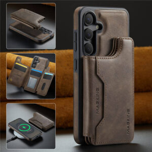 MAGKING Samsung Galaxy S25 MagSafe Magnetic Wallet Case – RFID & Wireless Charging