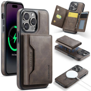 MAGKING iPhone 13 Pro Max 2-in-1 Wallet MagSafe Magnetic Case with RFID Blocking & Wireless Charging