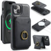 MAGKING iPhone 14 2-in-1 Magnetic Detachable Wallet RFID Blocking Case