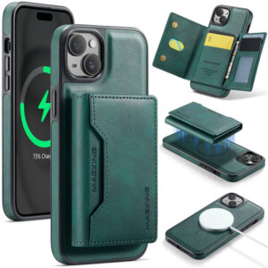 MAGKING iPhone 14 Plus 2-in-1 Wallet MagSafe Magnetic Case with RFID Blocking & Wireless Charging