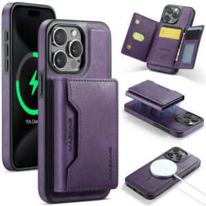 MAGKING iPhone 14 Pro 2-in-1 Wallet MagSafe Magnetic Case with RFID Blocking & Wireless Charging