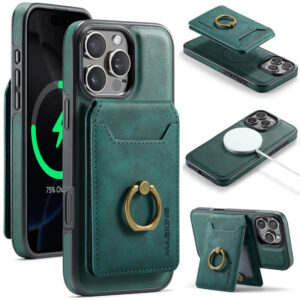 MAGKING iPhone 16 Pro 2-in-1 Magnetic Detachable Wallet RFID Blocking Case